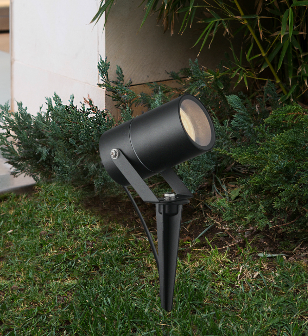 Mantra Quebec Podna lampa crna 1xGU10 12W