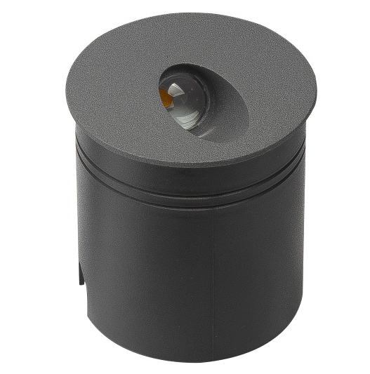 Mantra Aspen Fasadna lampa tamno siva led 3W 3000K visina 8.5cm