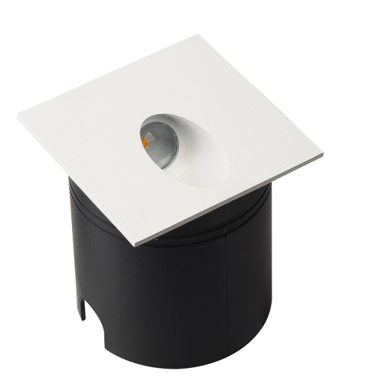 Mantra Aspen Fasadna lampa bela pesak led 3W 3000K visina 8.5cm prečnik 8cm