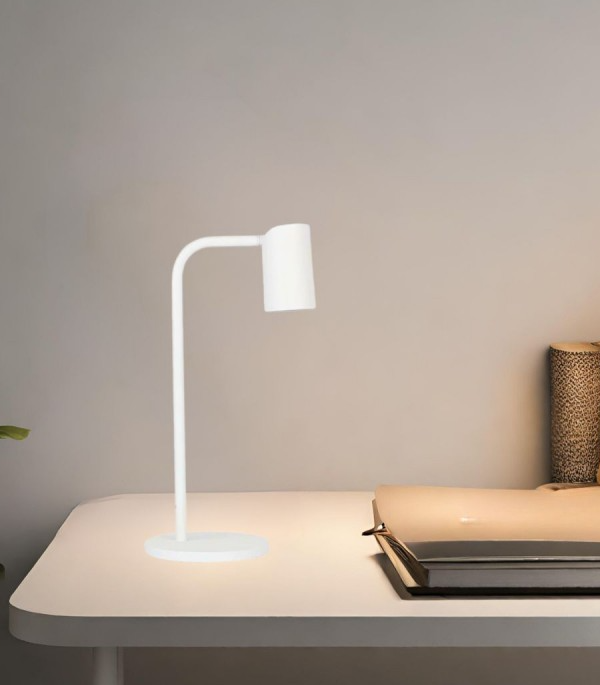 Mantra Sal Stona lampa bela 1xGU10 10W 36.5cm