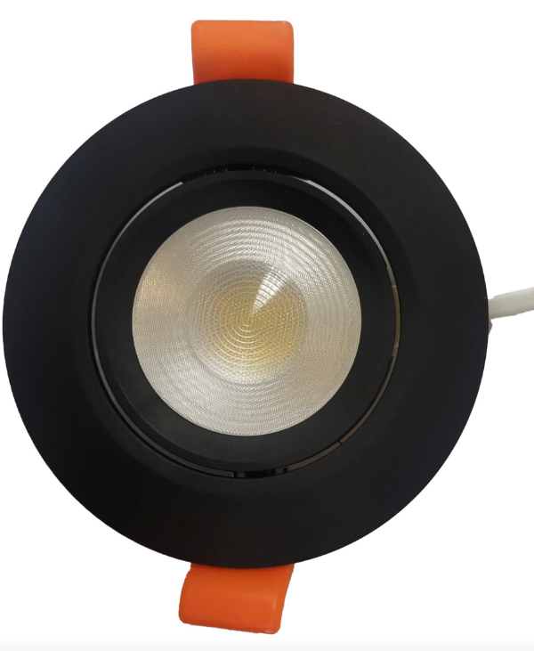 Mantra Panama Ugradna lampa crna led 6W