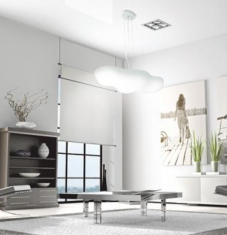 Mantra Eos Visilica bela 4xE27 20W širina 50cm