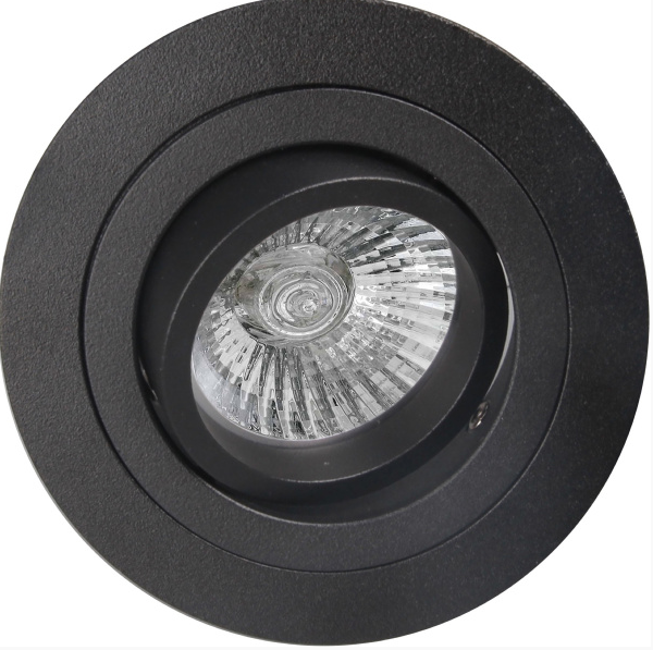 Mantra Basico GU10 Ugradna lampa crna 1xGU10 12W