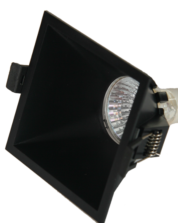 Mantra Lamborjini Ugradna lampa crna 1xGU10 12W 9.3cm