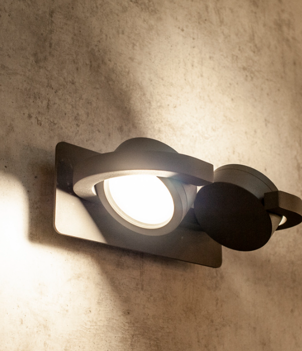 Mantra Iguazu Zidna lampa siva 2xGX53 10W
