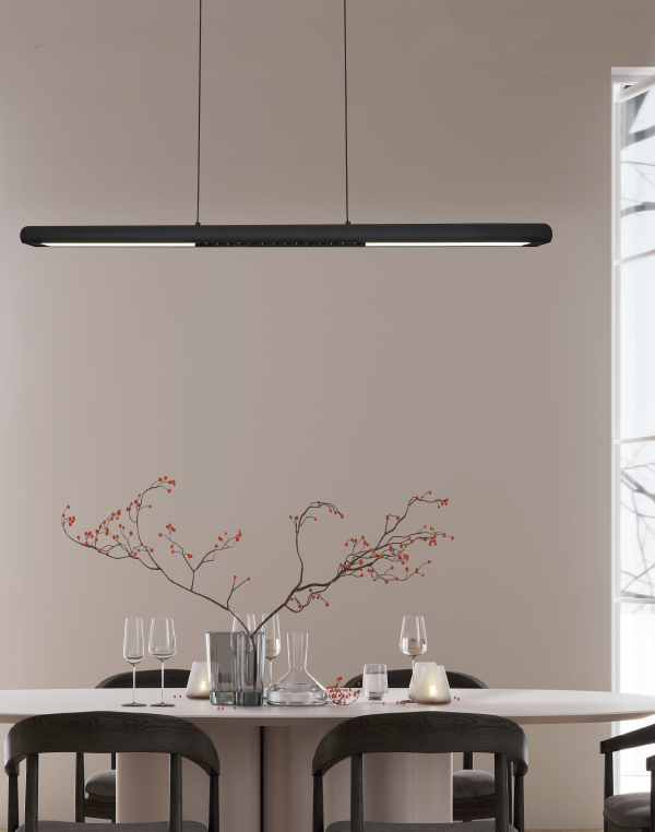 Mantra Lineal tehnička visilica led 24W 3000K crna