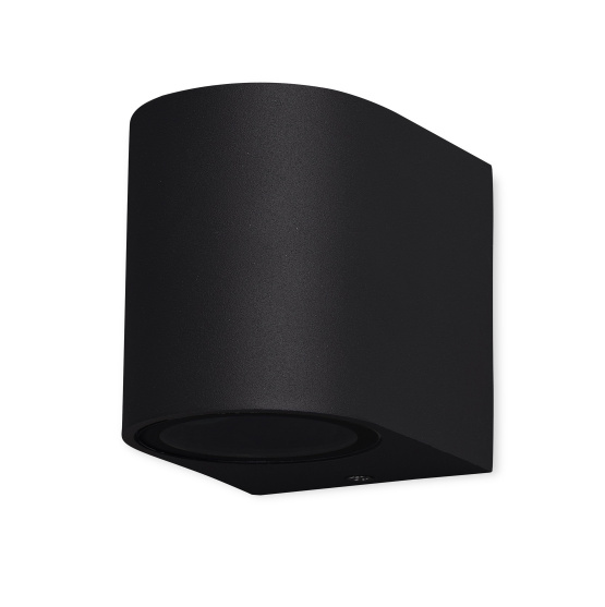 Mantra Kandanchu Fasadna lampa crna pesak 1xGU10 10W visina 9.5cm