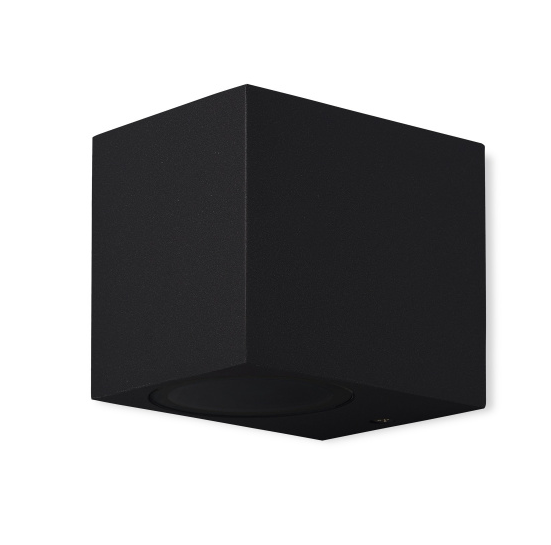 Mantra Kandanchu Fasadna lampa crna pesak 1xGU10 10W visina 9.5cm
