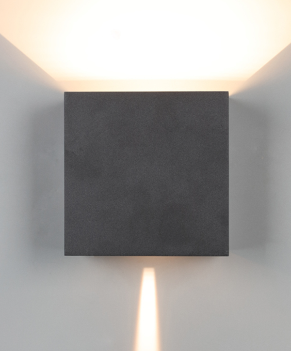 Mantra Davos Fasadna lampa crna pesak led 20W 3000K