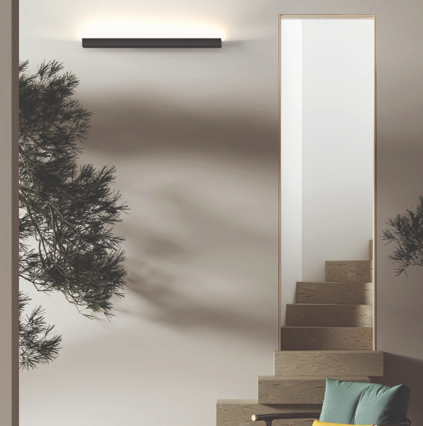 Mantra Hanok zidna lampa LED 38W 3000K 110° crna