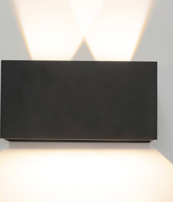 Mantra Davos Fasadna lampa tamno siva led 24W 4000K