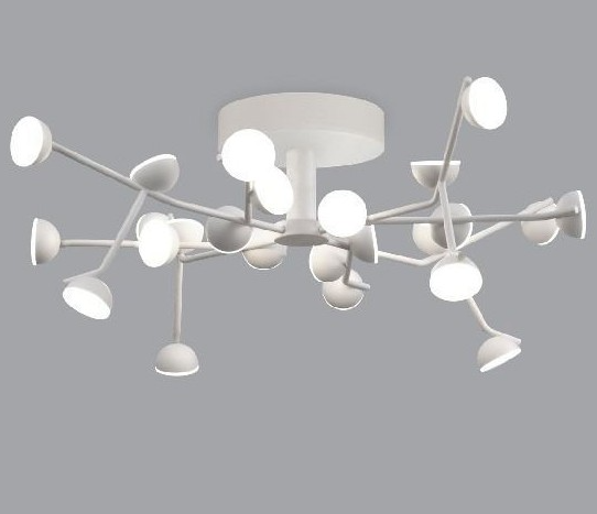 Mantra Adn Plafonska lampa bela led 72W 4600lm 3000K dimabilna prečnik 66cm