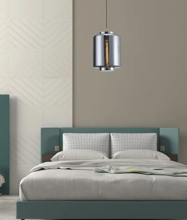 Mantra Jarras Visilica siva 1xE27 20W prečnik 30cm