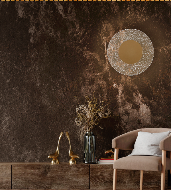 Mantra Jewel Zidna lampa zlatna led 30W 3000K