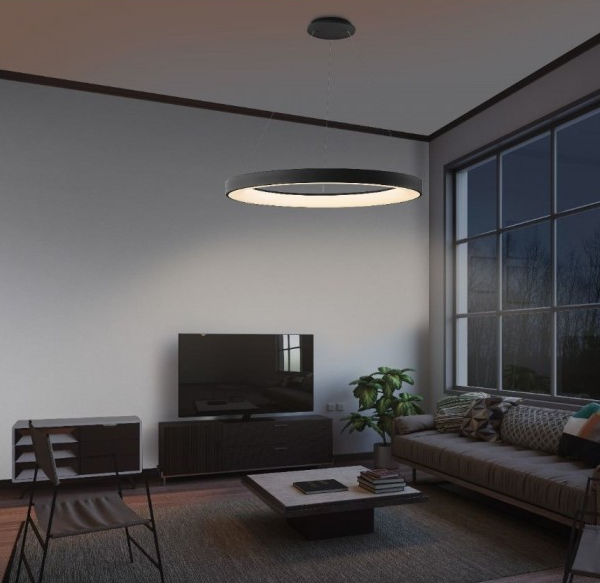 Mantra Niseko II Visilica crna led 75W 4000K dimabilna