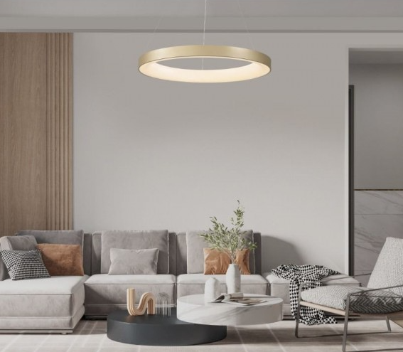 Mantra Niseko II Visilica zlatna led 75W 4000K dimabilna