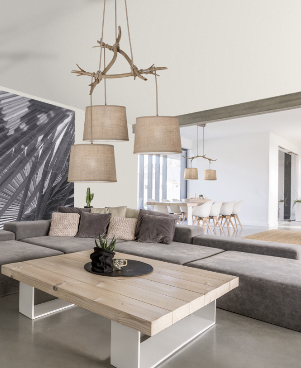 Mantra Sabina Visilica braon 3xE27 20W širina 63cm