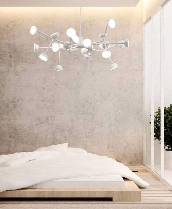 Mantra Adn Visilica bela led 100W 7250lm 3000K prečnik 74cm