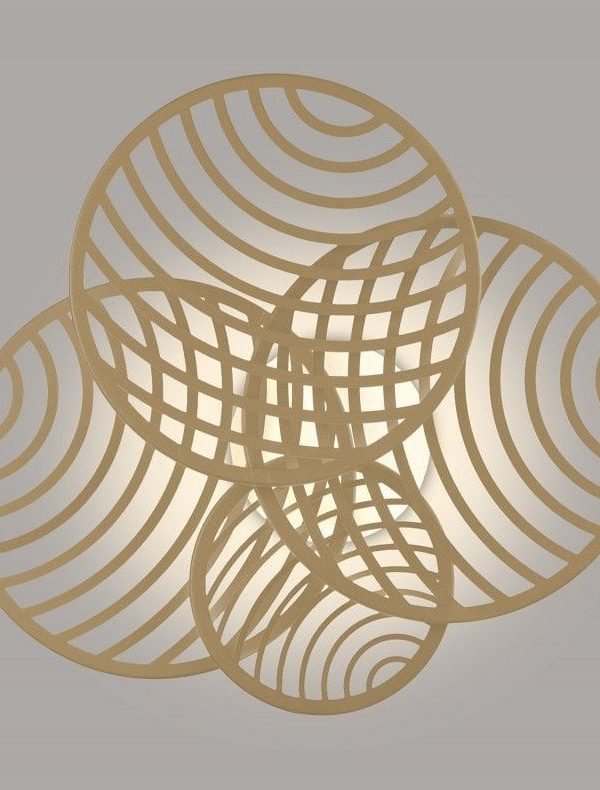 Mantra Collage Plafonska lampa zlatna led 60W 3000K