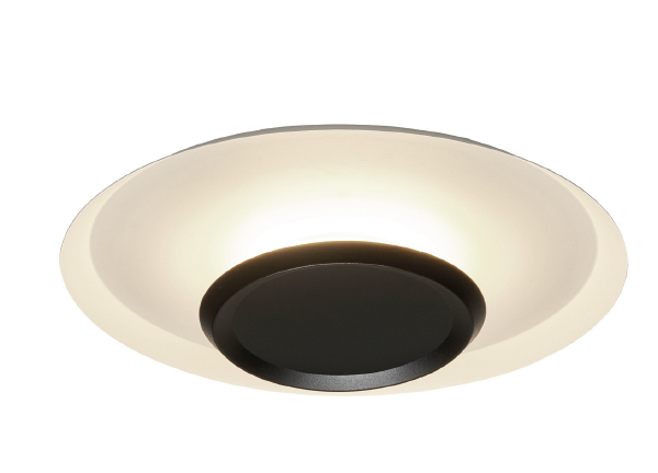 Mantra Tina Plafonska lampa bela/crna led 24W 3000K dimabilna