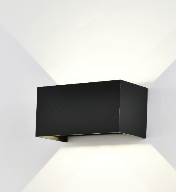 Mantra Davos Fasadna lampa crna pesak led 24W 4000K