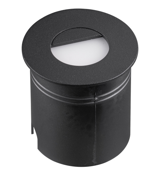 Mantra Aspen Fasadna lampa crna pesak led 3W 3000K visina 8.4cm