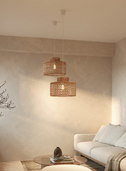 MaxLight Raffle visilica braon