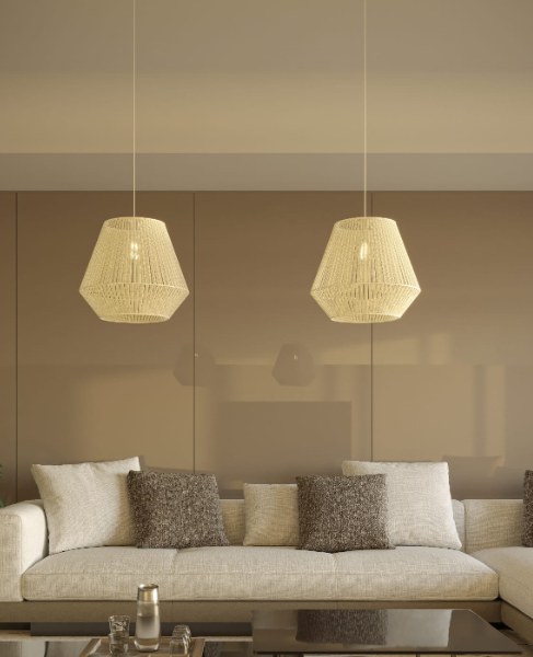 MaxLight Praslin II visilica krem bež