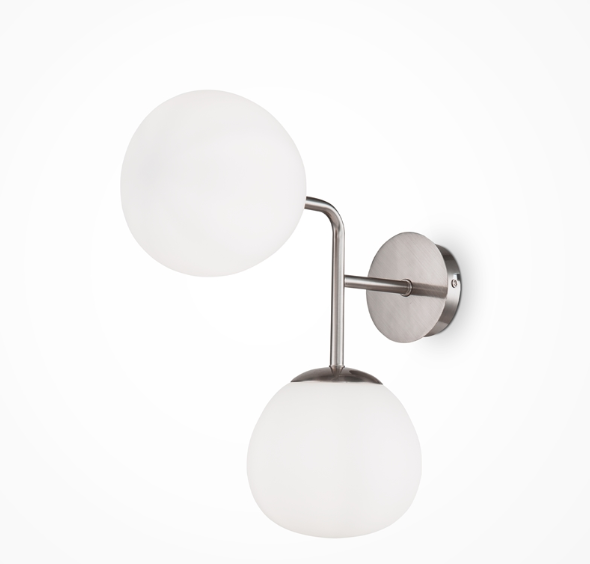 Maytoni Erich zidna lampa metal-bela 40W