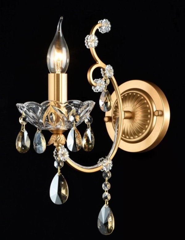 Maytoni Sevilla unutrašnja zidna lampa zlatna 60W