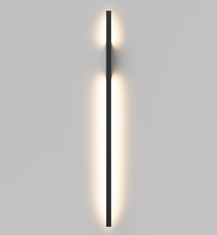 Maytoni Halo unutrašnja zidna lampa crna 15W
