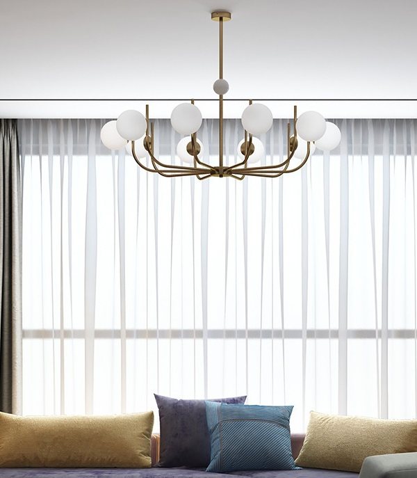Maytoni Rendez-vous unutrašnja plafonska lampa 40W mesing