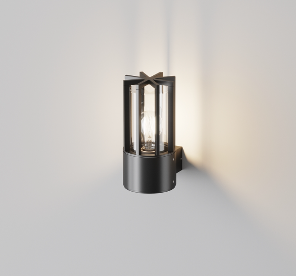 Maytoni Barrel spoljašnja zidna lampa grafitna 15W