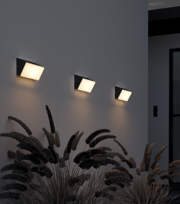 Maytoni Brick spoljašnja zidna lampa grafitna 3000K 10W