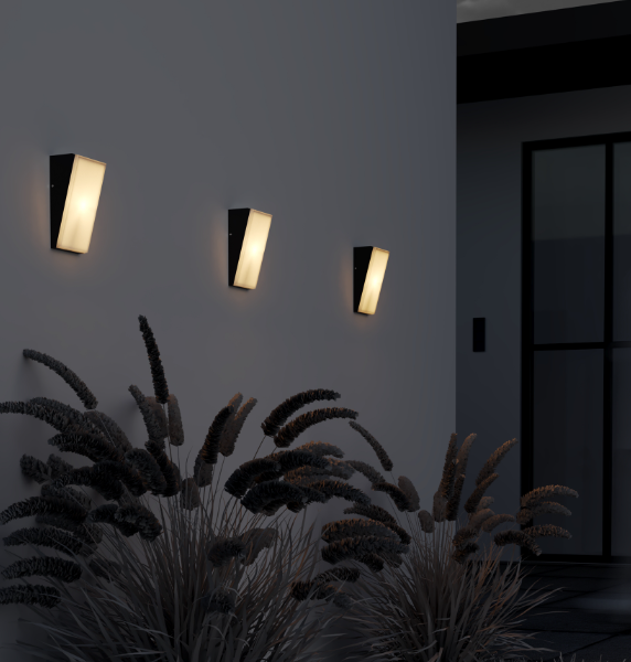 Maytoni Brick spoljašnja zidna lampa grafitna 3000K 10W