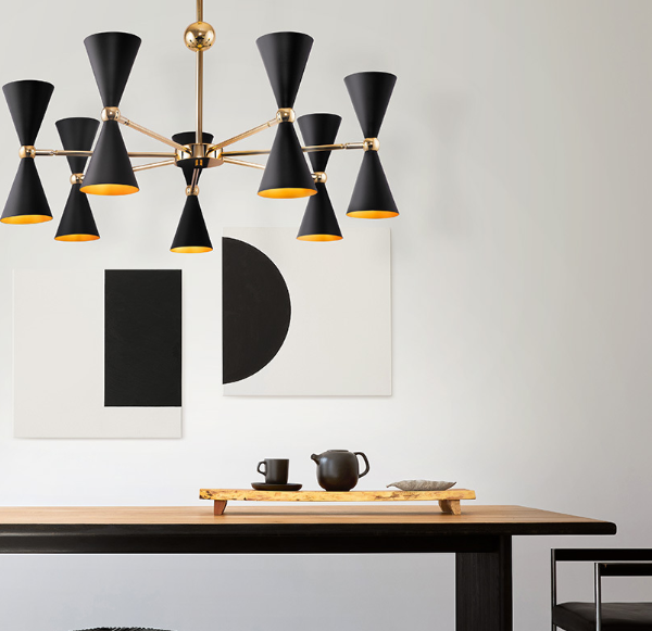 Maytoni Vesper plafonska lampa E14x14 40W zlatna