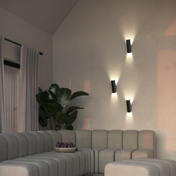 Maytoni Notta unutrašnja zidna lampa crna 40W