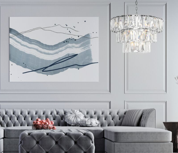 Maytoni Puntes visilica hrom-staklo E14x18 40W