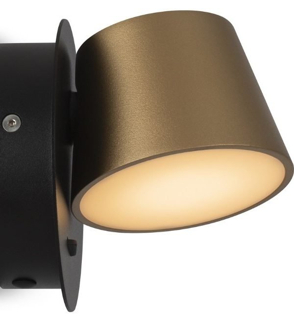 Maytoni Pixel unutrašnja zidna lampa crna 3000K 7W