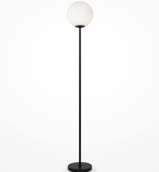 Maytoni Ring podna lampa crna-bela E27x1 60W