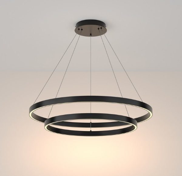 Maytoni Rim visilica crna 3000K 88W