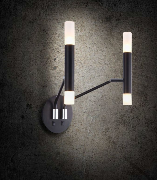 Maytoni Vigo unutrašnja zidna lampa crna 25W