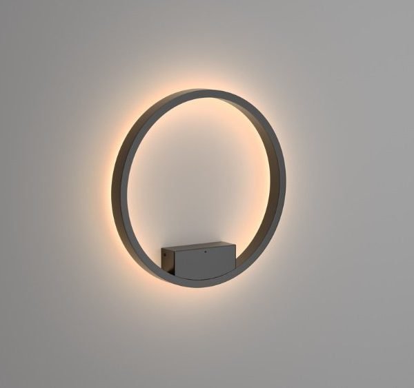 Maytoni Rim zidna lampa crna-crna 3000K 25W