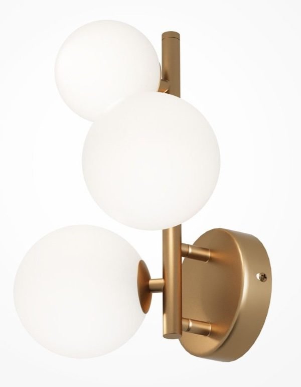 Maytoni Dallas zidna lampa zlatna-bela G9x3 28W
