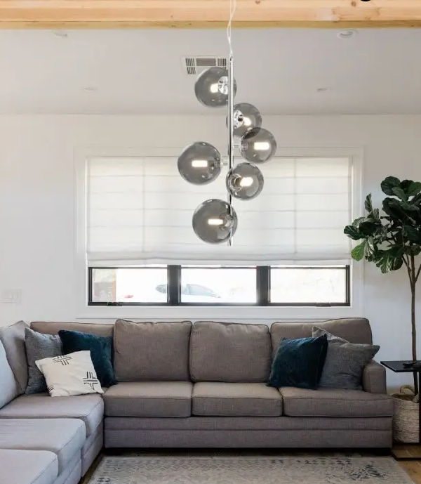 Maytoni Dallas visilica metal-dim staklo G9x6 28W