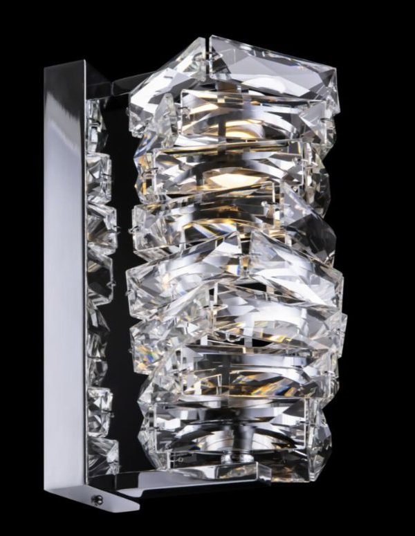 Maytoni Coil unutrašnja zidna lampa hrom 3000K 6W