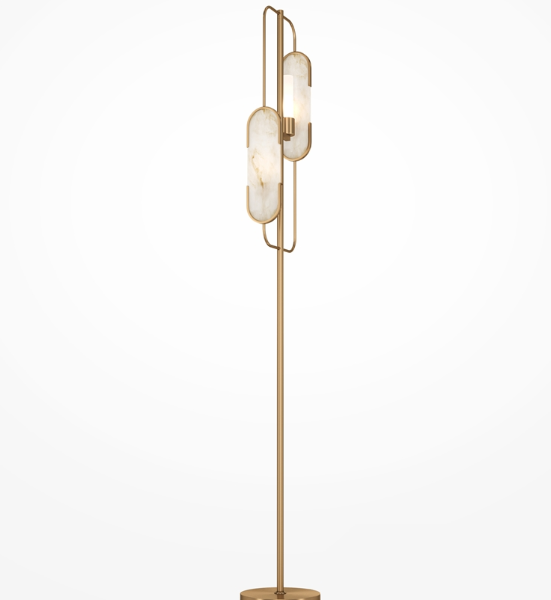Maytoni Marmo unutrašnja podna lampa mesingana 40W