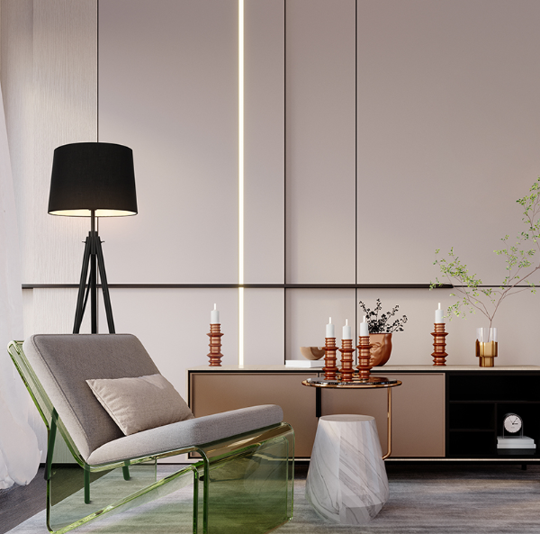 Maytoni Calvin podna lampa crna E27x1 60W