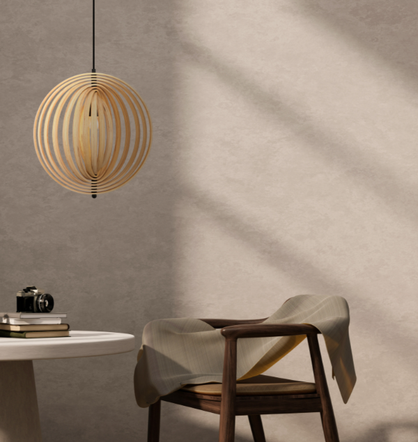 Maytoni Roots visilica braon crna