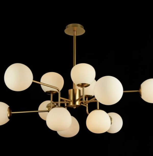 Maytoni Erich plafonska lampa mesing-bela 40w